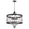 Cwi Lighting Amazon 5 Light Drum Shade Chandelier With Gun Metal Finish 9966P23-5-242-B - alternate 1